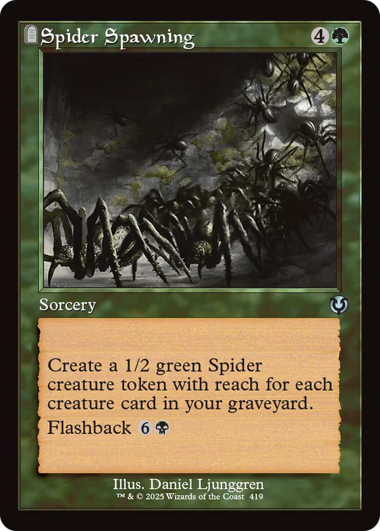 Spider Spawning (Retro Frame) [Innistrad Remastered] | RetroPlay Games