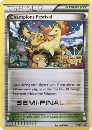 Champions Festival (XY91) (2015 Semi-Finalist) [XY: Black Star Promos] | RetroPlay Games