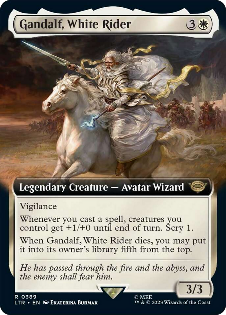 Gandalf, White Rider (Extended Art) [The Lord of the Rings: Tales of Middle-Earth] | RetroPlay Games