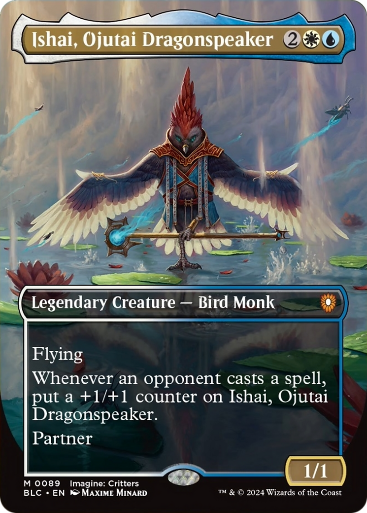 Ishai, Ojutai Dragonspeaker (Borderless) [Bloomburrow Commander] | RetroPlay Games