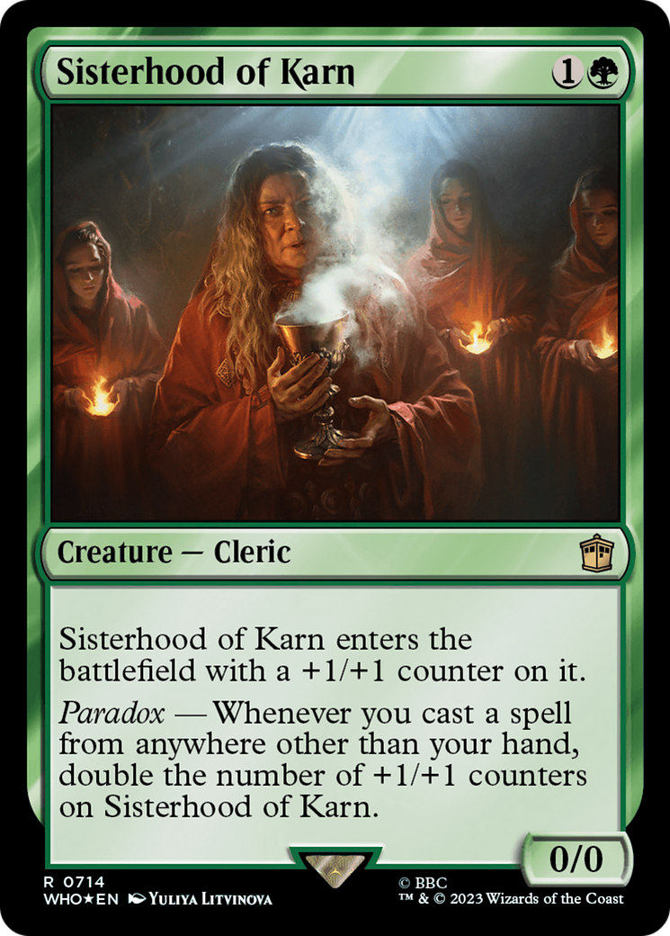 Sisterhood of Karn (Surge Foil) [Doctor Who] | RetroPlay Games