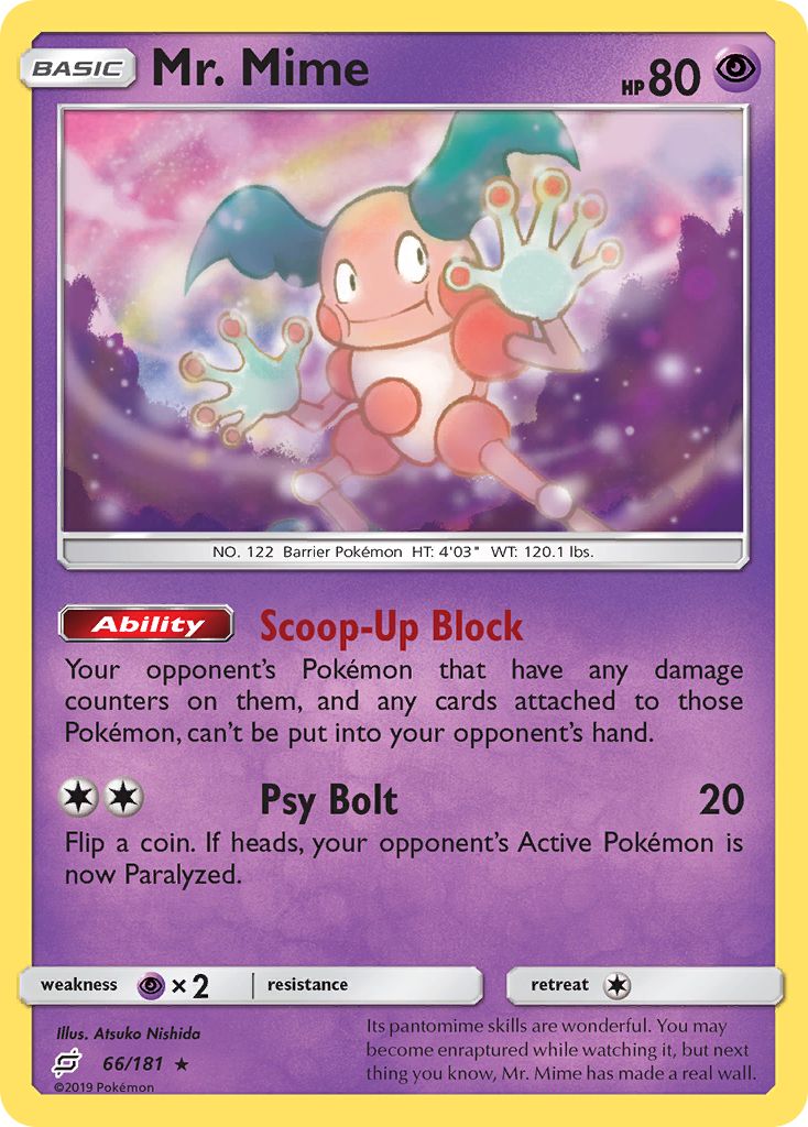 Mr. Mime (66/181) [Sun & Moon: Team Up] | RetroPlay Games