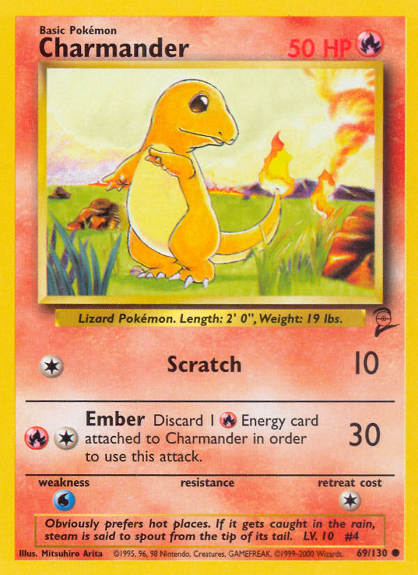 Charmander (69/130) [Base Set 2] | RetroPlay Games