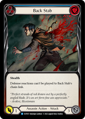 Back Stab (Blue) [OUT017] (Outsiders)  Rainbow Foil | RetroPlay Games