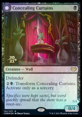 Concealing Curtains // Revealing Eye [Innistrad: Crimson Vow Prerelease Promos] | RetroPlay Games