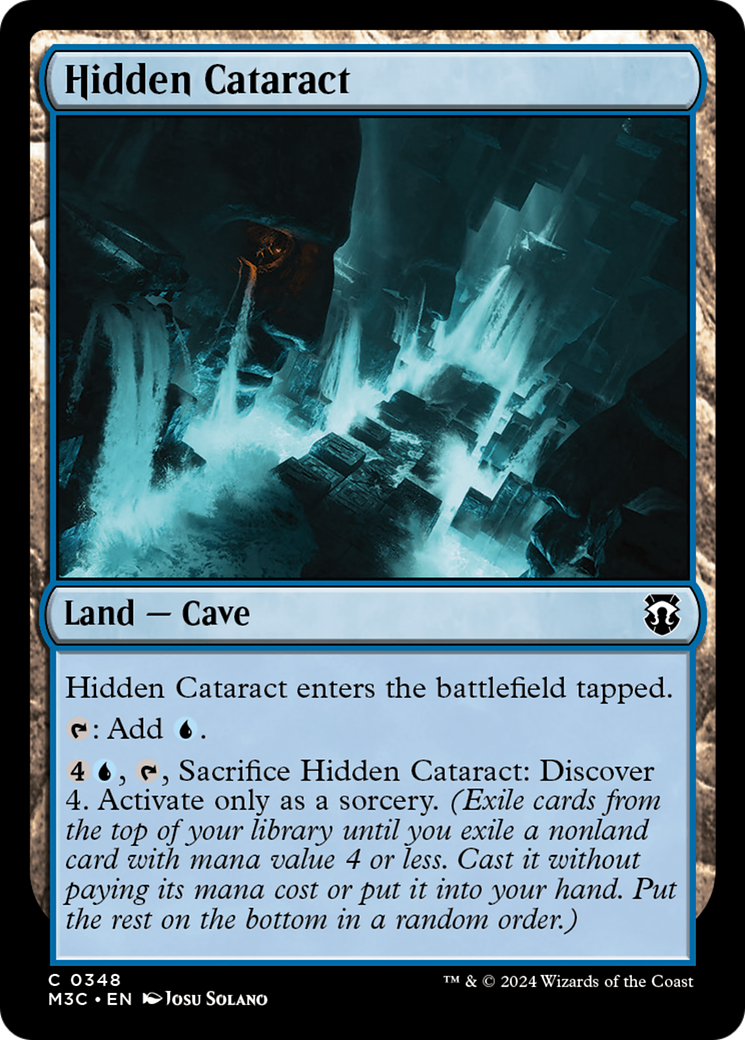 Hidden Cataract (Ripple Foil) [Modern Horizons 3 Commander] | RetroPlay Games