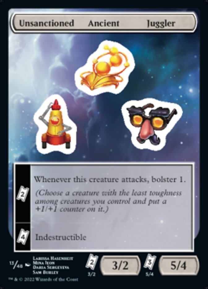 Unsanctioned Ancient Juggler [Unfinity Stickers] | RetroPlay Games