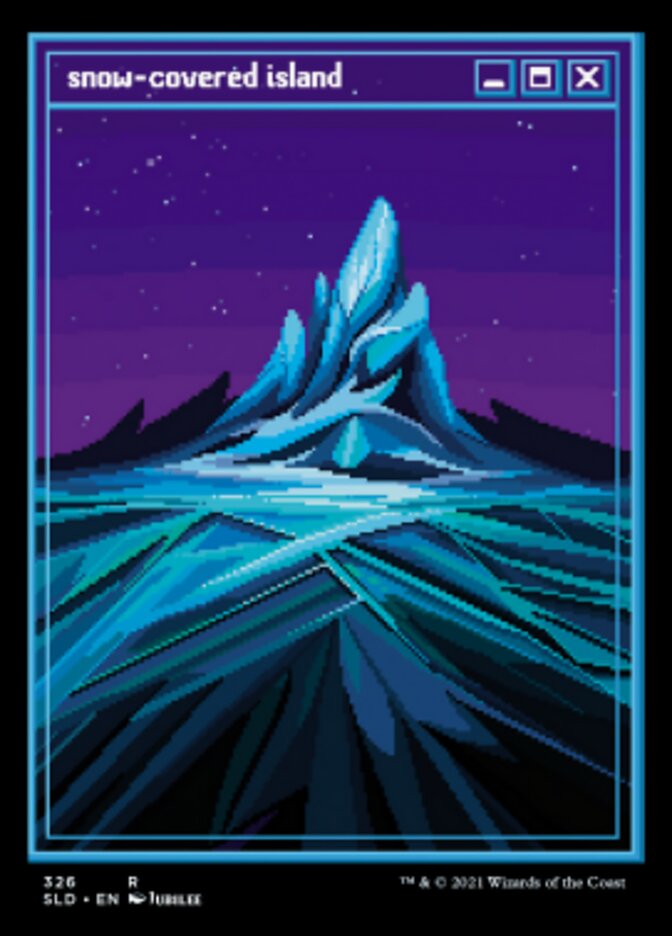 Snow-Covered Island (Foil Etched) [Secret Lair Drop Series] | RetroPlay Games