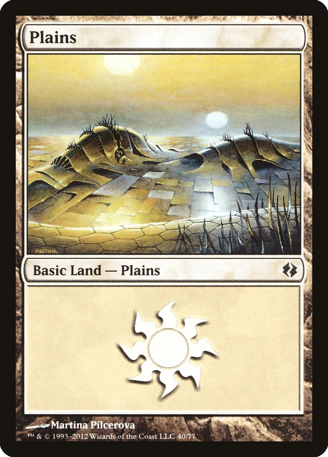 Plains (40) [Duel Decks: Venser vs. Koth] | RetroPlay Games