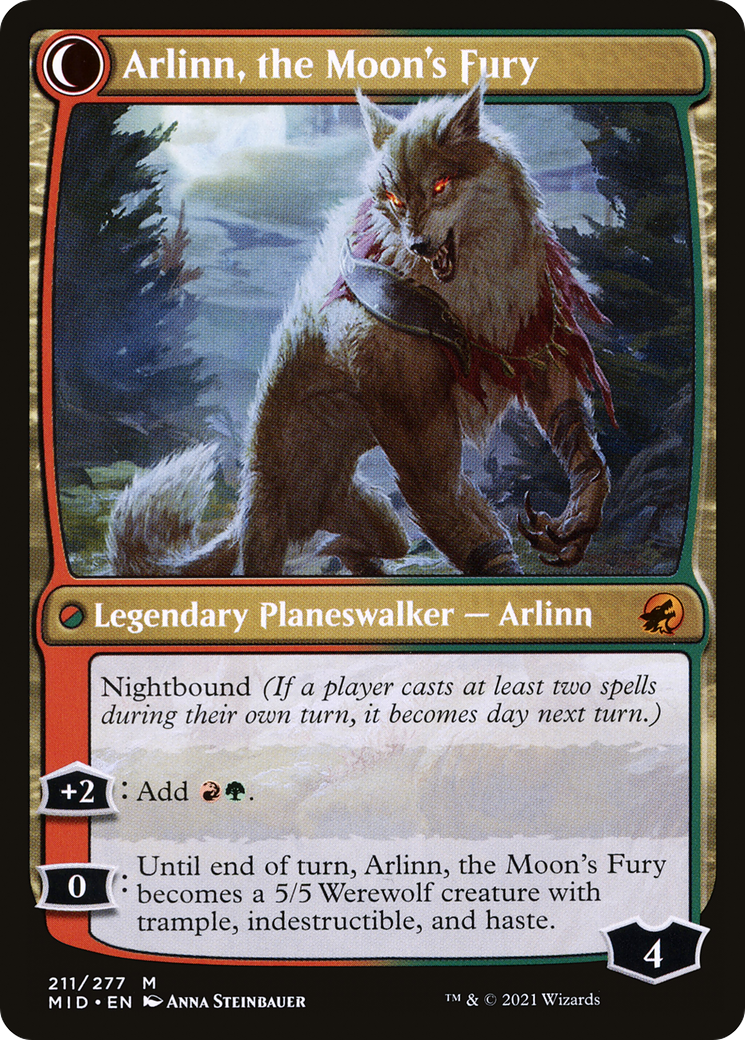 Arlinn, the Pack's Hope // Arlinn, the Moon's Fury [Secret Lair: From Cute to Brute] | RetroPlay Games