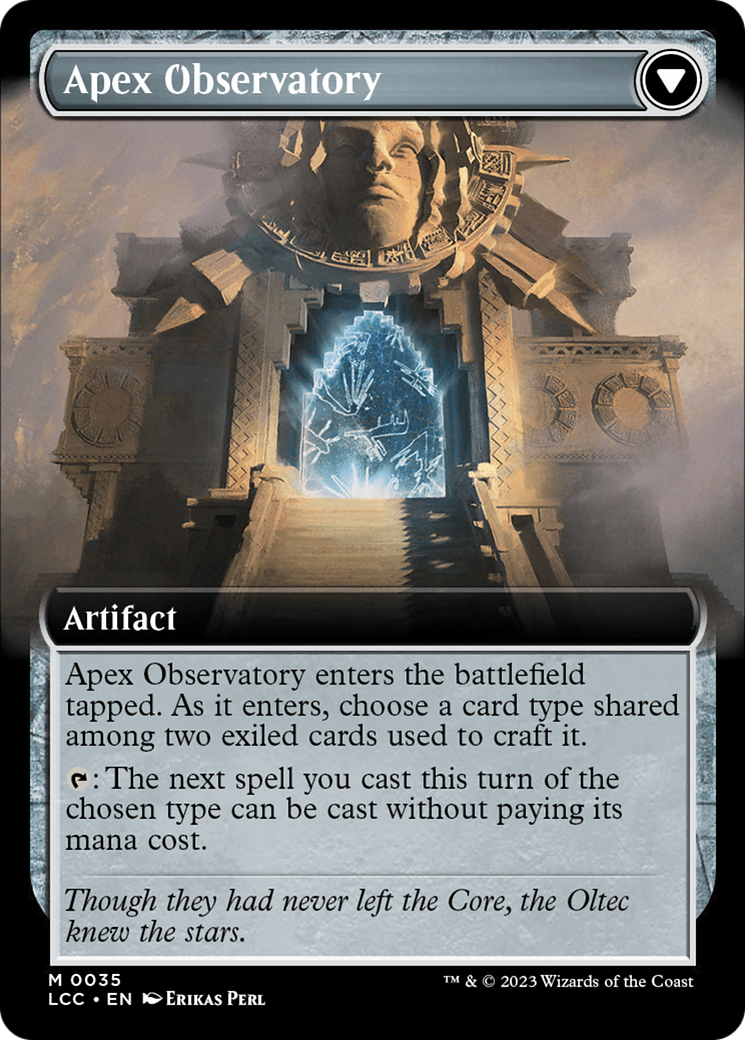 Eye of Ojer Taq // Apex Observatory (Extended Art) [The Lost Caverns of Ixalan Commander] | RetroPlay Games