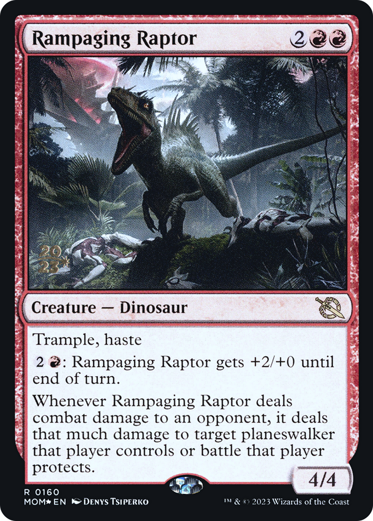 Rampaging Raptor [March of the Machine Prerelease Promos] | RetroPlay Games