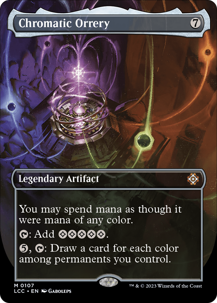 Chromatic Orrery (Borderless) [The Lost Caverns of Ixalan Commander] | RetroPlay Games