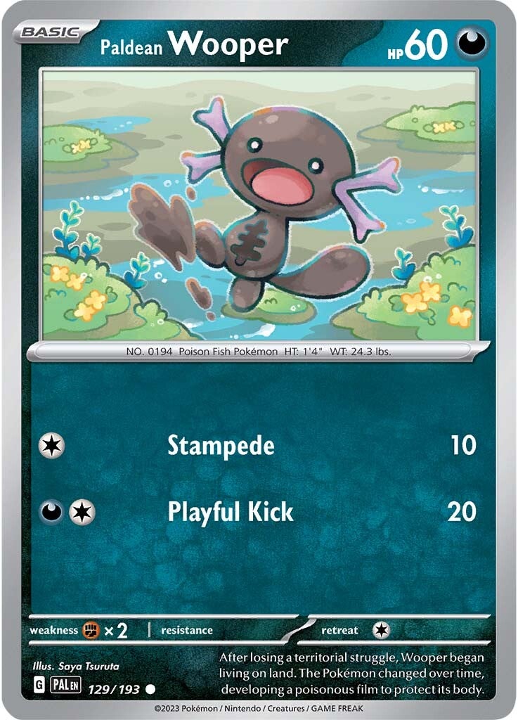 Paldean Wooper (129/193) [Scarlet & Violet: Paldea Evolved] | RetroPlay Games