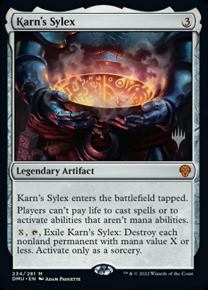 Karn's Sylex (Promo Pack) [Dominaria United Promos] | RetroPlay Games
