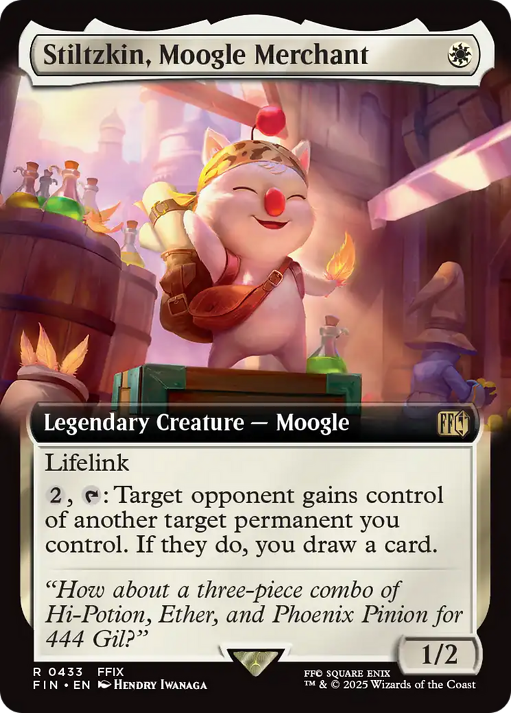 Stiltzkin, Moogle Merchant (Extended Art) [FINAL FANTASY] | RetroPlay Games