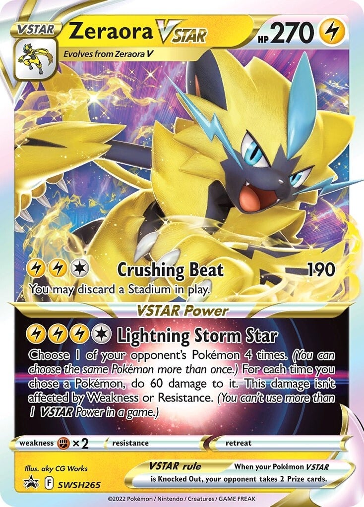 Zeraora VSTAR (SWSH265) [Sword & Shield: Black Star Promos] | RetroPlay Games