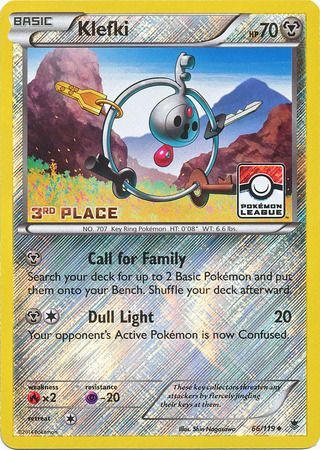 Klefki (66/119) (League Promo 3rd Place) [XY: Phantom Forces] | RetroPlay Games