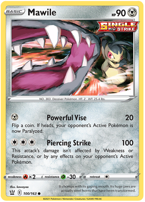 Mawile (100/163) [Sword & Shield: Battle Styles] | RetroPlay Games