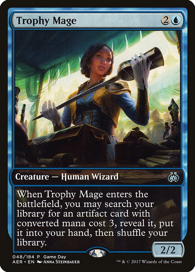 Trophy Mage (Game Day) [Aether Revolt Promos] | RetroPlay Games