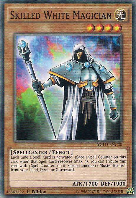 Skilled White Magician [YGLD-ENC20] Common | RetroPlay Games
