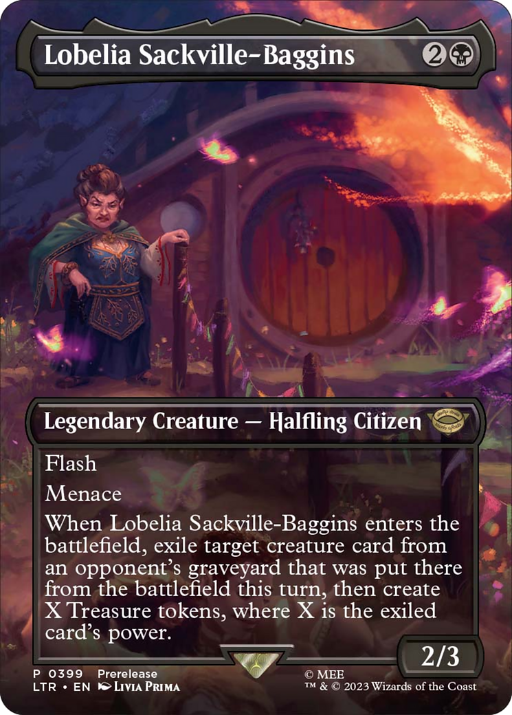 Lobelia Sackville-Baggins (Borderless Alternate Art) [The Lord of the Rings: Tales of Middle-Earth] | RetroPlay Games