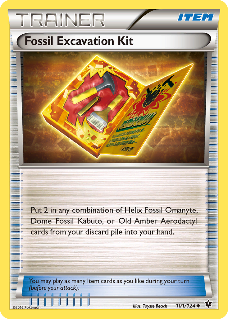 Fossil Excavation Kit (101/124) [XY: Fates Collide] | RetroPlay Games