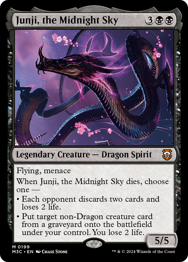 Junji, the Midnight Sky (Ripple Foil) [Modern Horizons 3 Commander] | RetroPlay Games