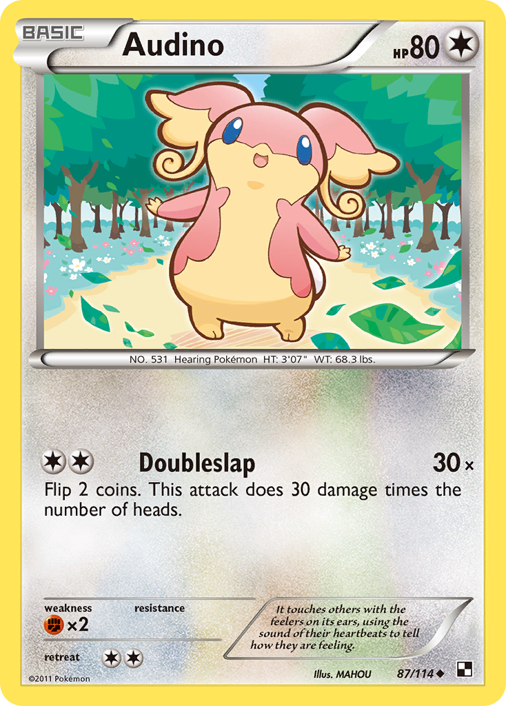 Audino (87/114) [Black & White: Base Set] | RetroPlay Games
