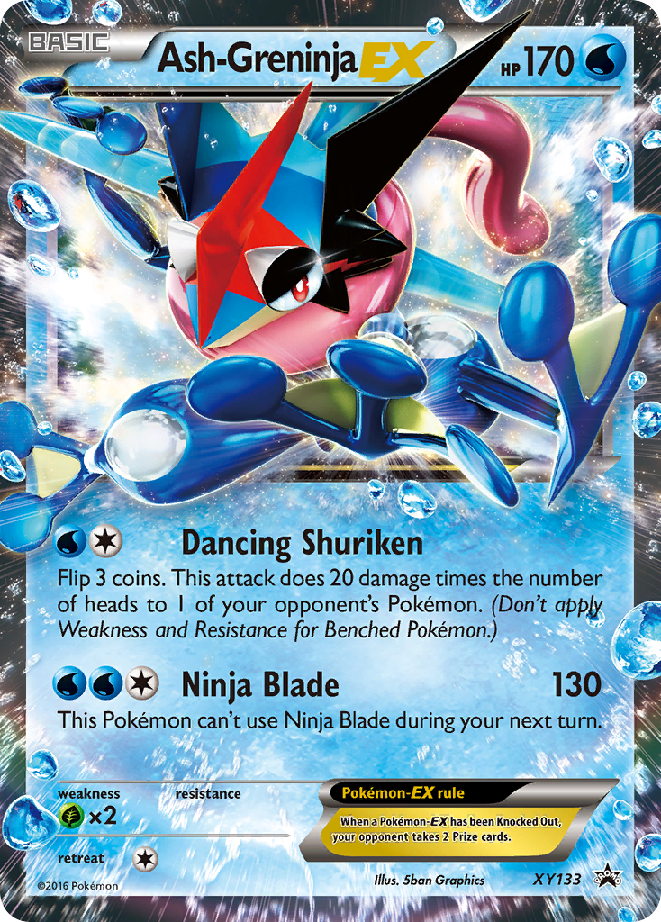 Ash-Greninja EX (XY133) [XY: Black Star Promos] | RetroPlay Games