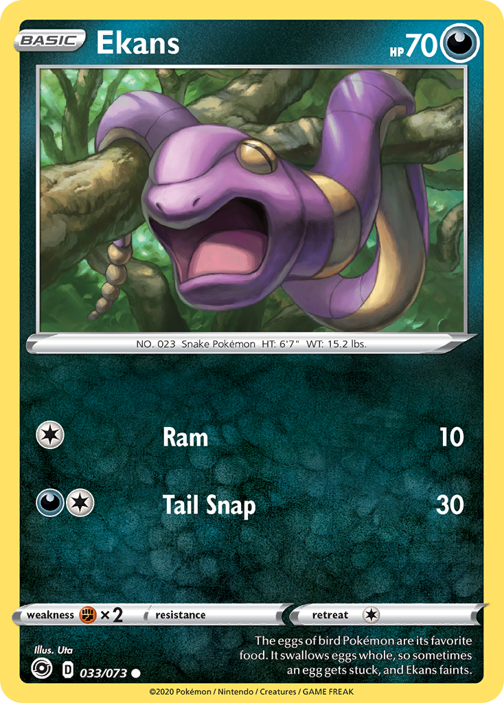 Ekans (033/073) [Sword & Shield: Champion's Path] | RetroPlay Games