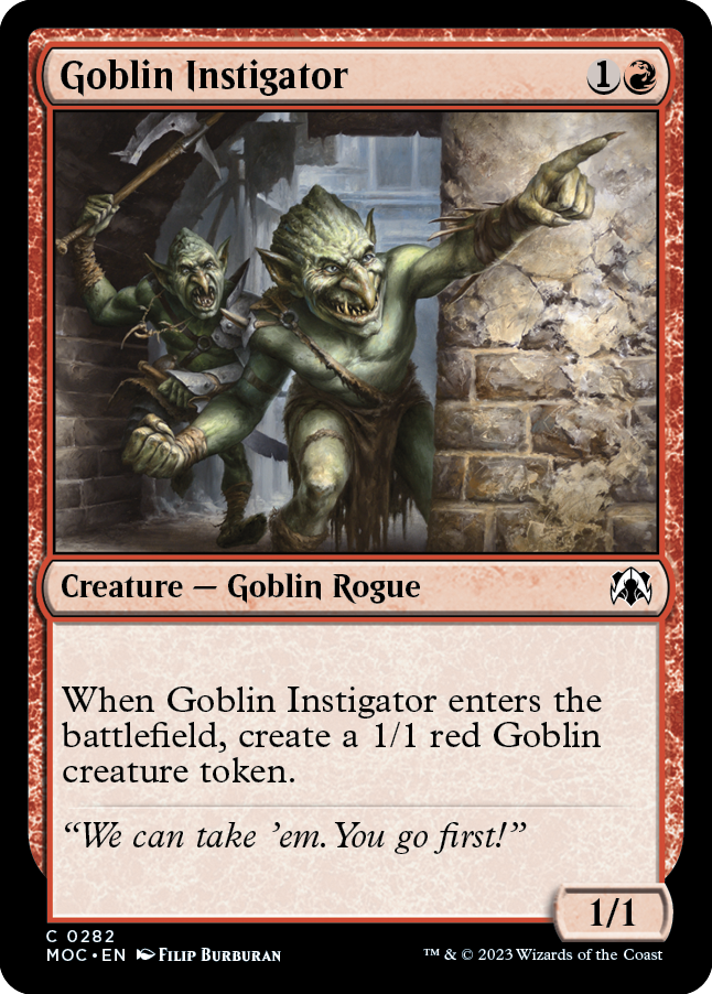 Goblin Instigator [March of the Machine Commander] | RetroPlay Games