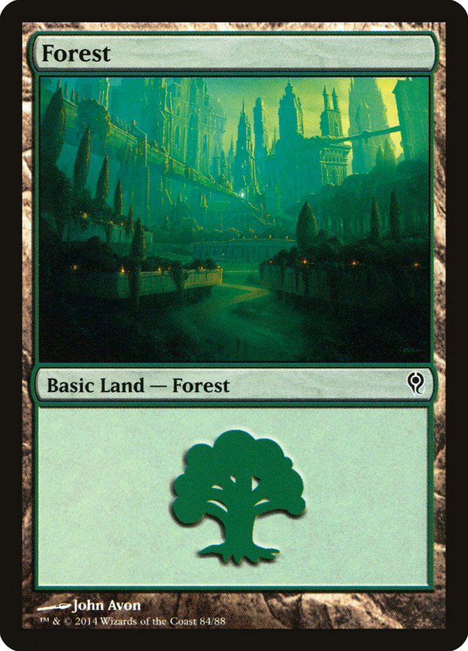 Forest (84) [Duel Decks: Jace vs. Vraska] | RetroPlay Games