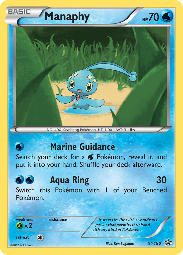 Manaphy (XY190) [XY: Black Star Promos] | RetroPlay Games