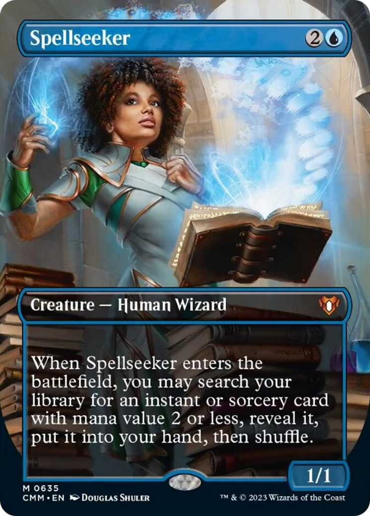 Spellseeker (Borderless Alternate Art) [Commander Masters] | RetroPlay Games