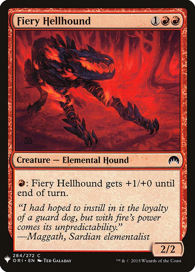 Fiery Hellhound [Mystery Booster] | RetroPlay Games