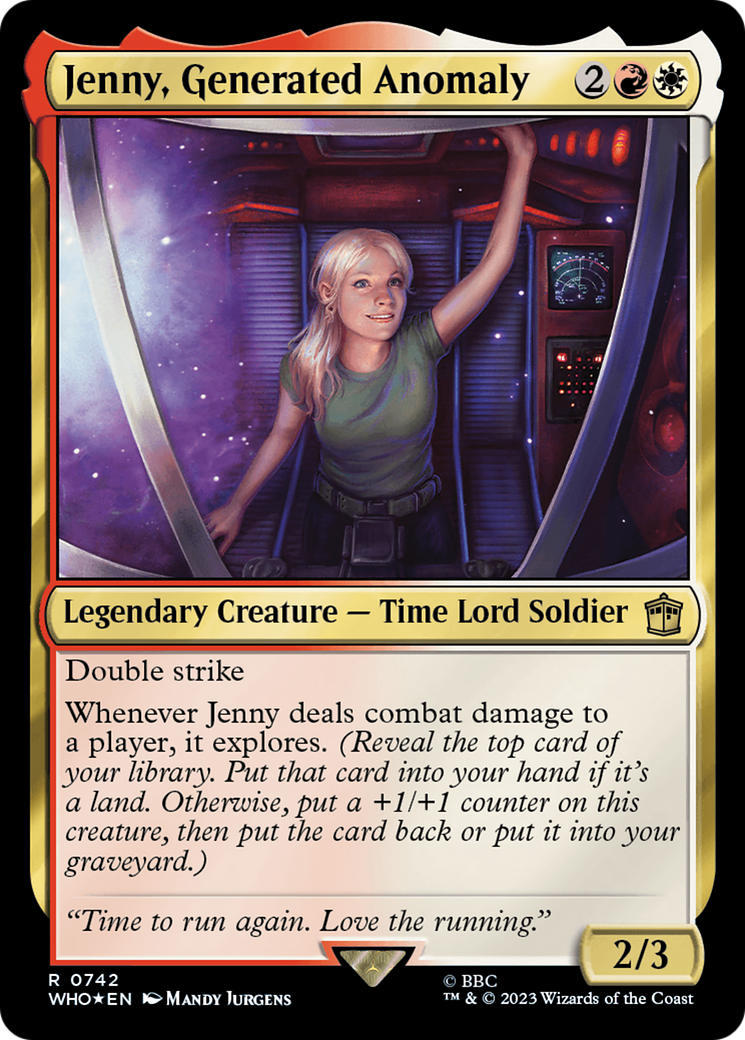 Jenny, Generated Anomaly (Surge Foil) [Doctor Who] | RetroPlay Games