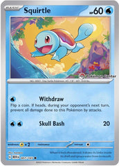 Squirtle (007/165) (Pokemon Center Exclusive) [Scarlet & Violet: Black Star Promos] | RetroPlay Games