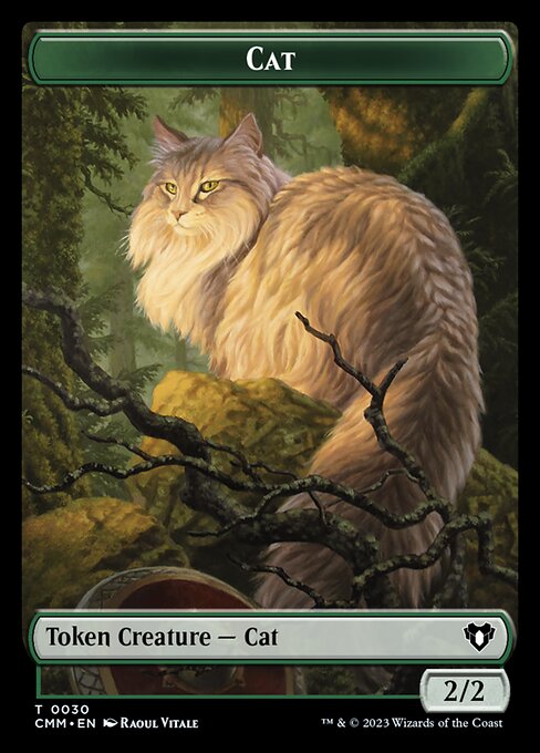 Eldrazi // Cat (0030) Double-Sided Token [Commander Masters Tokens] | RetroPlay Games