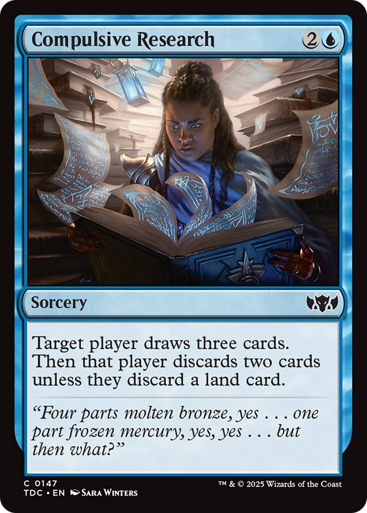 Compulsive Research [Tarkir: Dragonstorm Commander] | RetroPlay Games