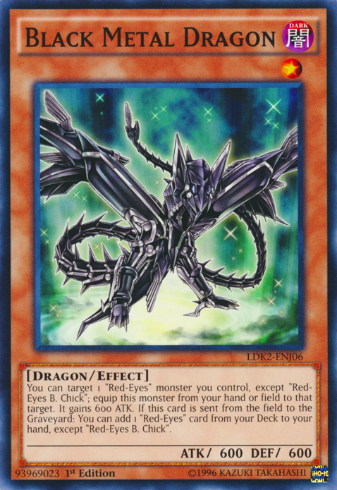 Black Metal Dragon [LDK2-ENJ06] Common | RetroPlay Games