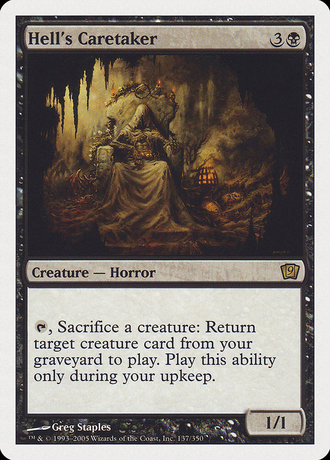 Hell's Caretaker (9th Edition) [Oversize Cards] | RetroPlay Games