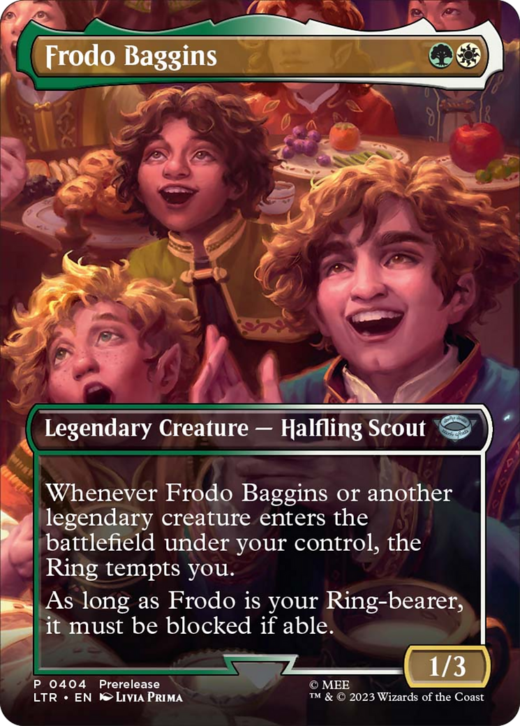 Frodo Baggins (Borderless Alternate Art) [The Lord of the Rings: Tales of Middle-Earth] | RetroPlay Games