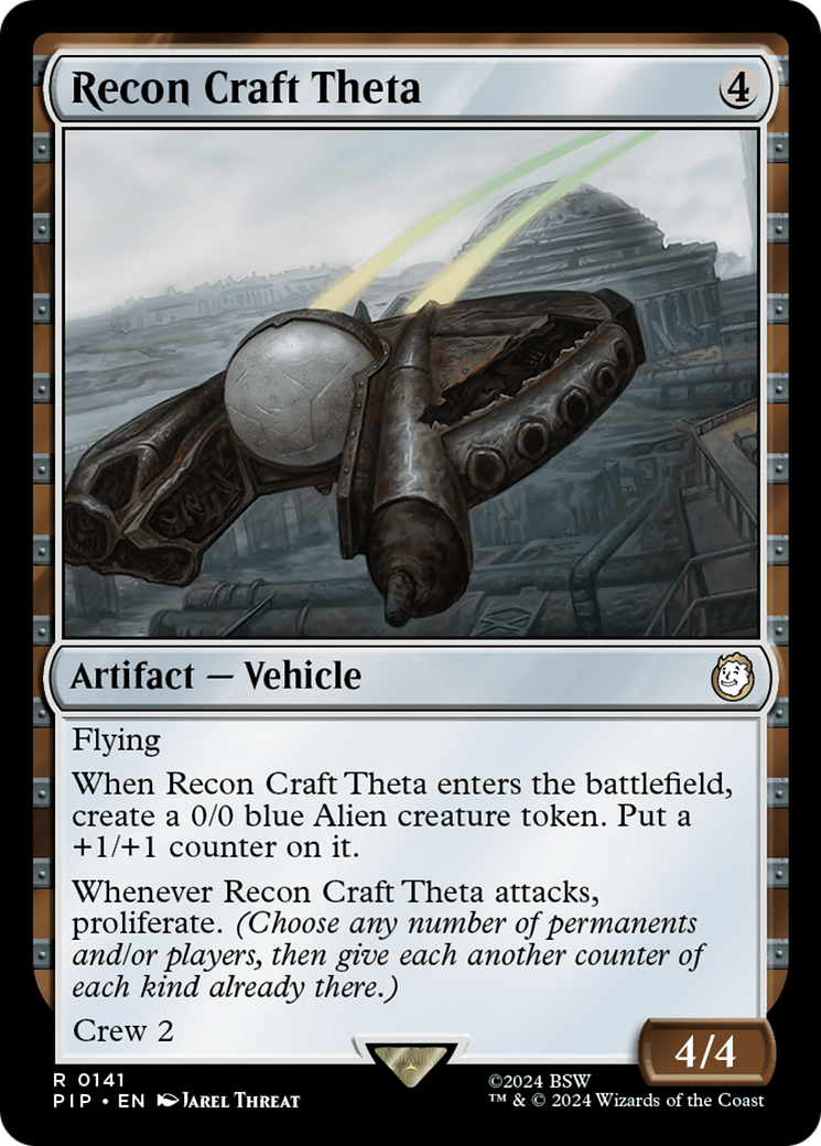 Recon Craft Theta [Fallout] | RetroPlay Games