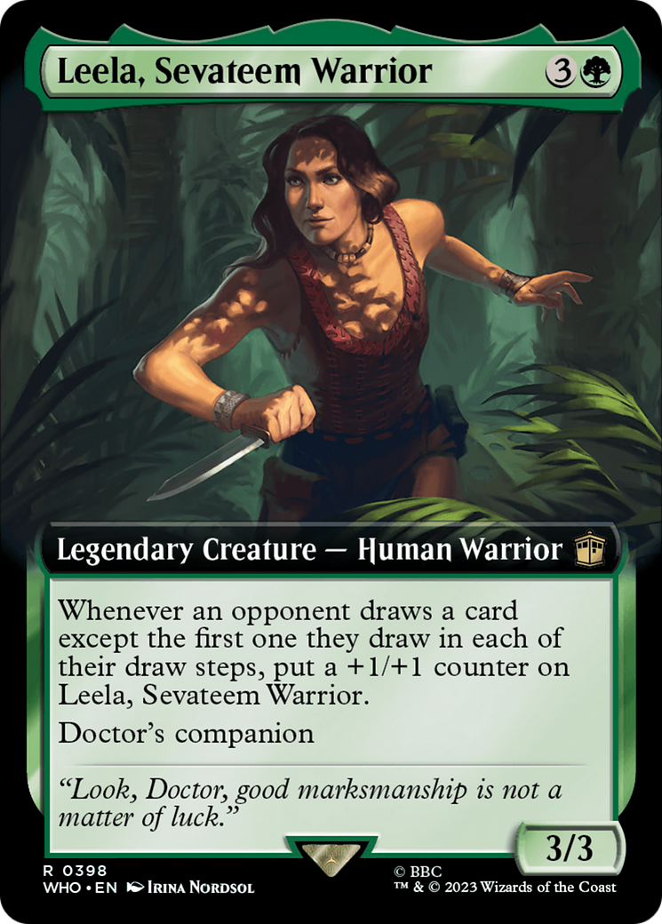 Leela, Sevateem Warrior (Extended Art) [Doctor Who] | RetroPlay Games