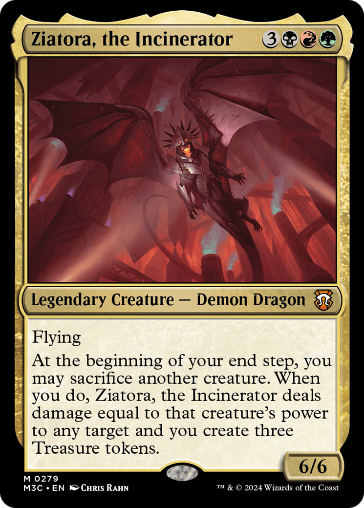 Ziatora, the Incinerator (Ripple Foil) [Modern Horizons 3 Commander] | RetroPlay Games