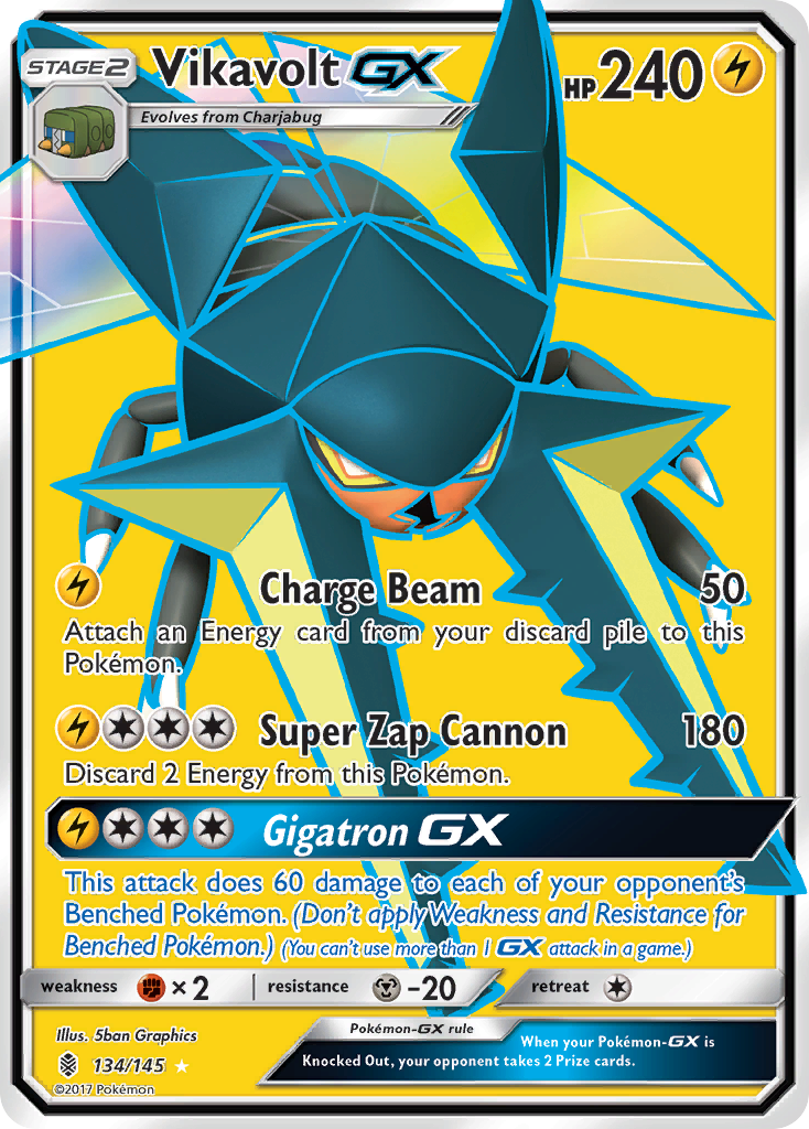 Vikavolt GX (134/145) [Sun & Moon: Guardians Rising] | RetroPlay Games