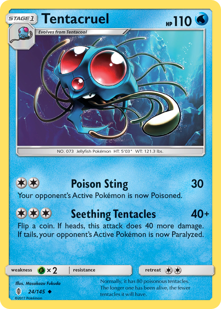 Tentacruel (24/145) [Sun & Moon: Guardians Rising] | RetroPlay Games