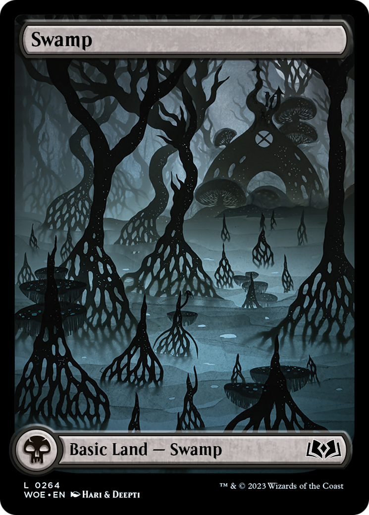 Swamp (264) (Full-Art) [Wilds of Eldraine] | RetroPlay Games