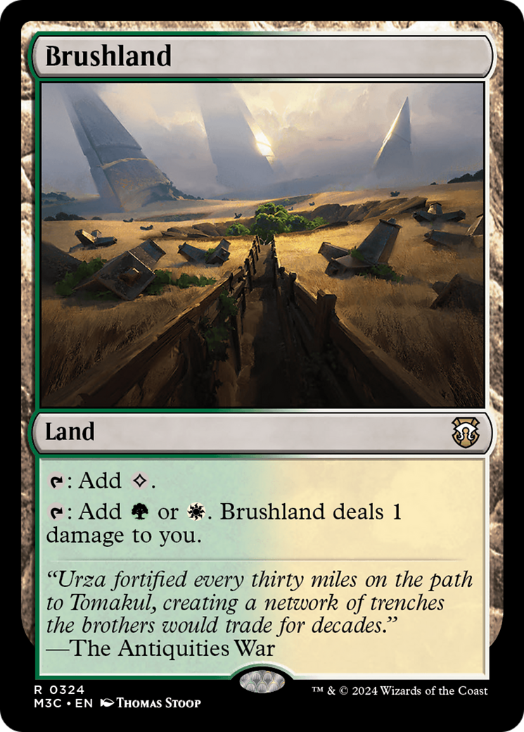 Brushland (Ripple Foil) [Modern Horizons 3 Commander] | RetroPlay Games